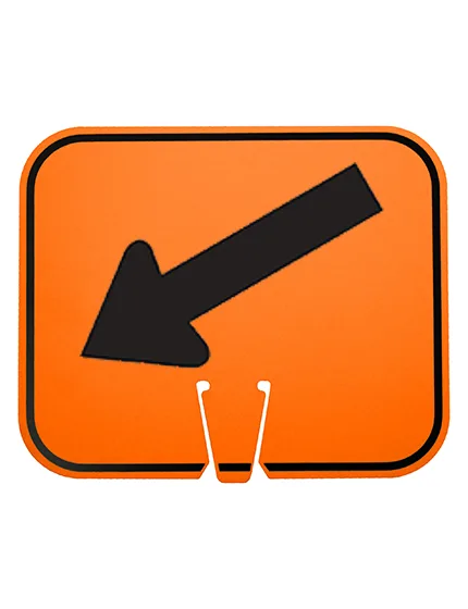 Horizontal, Non-Reflective, Clip-On-Sign | COSHNON-A10L | TrafficCones.com