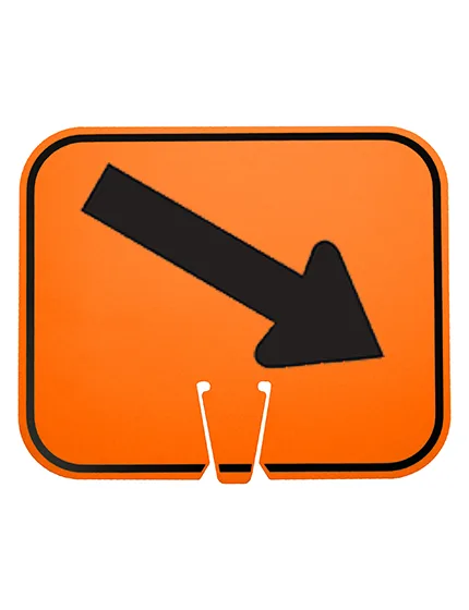 Horizontal, Non-Reflective, Clip-On-Sign | COSHNON-A10R | TrafficCones.com