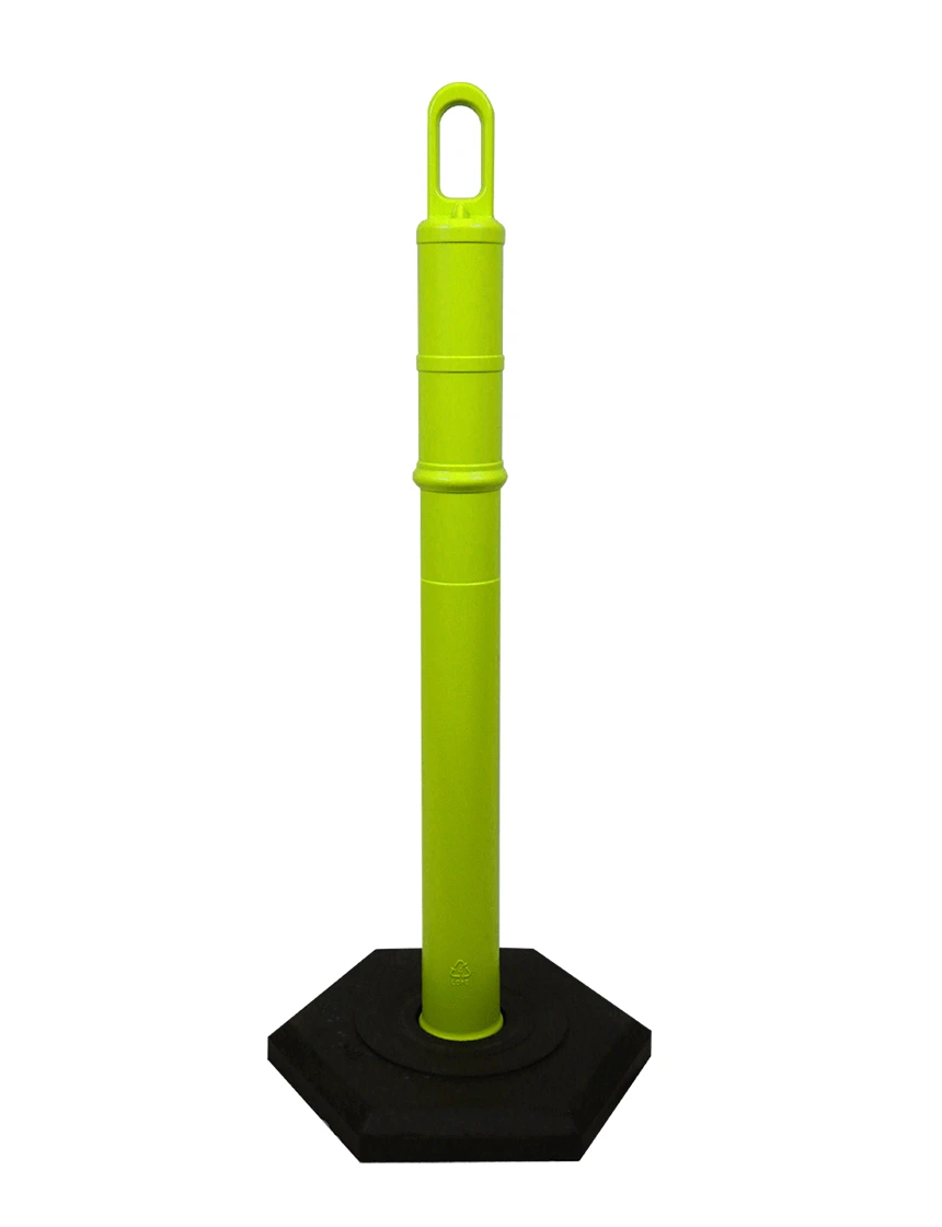 42\" LIME Looper Tube with 12 lb Base
