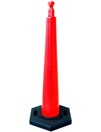 42\" Grabber Cone with 16 lb Recycled Rubber Base