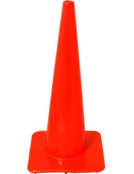 Orange, 28\", 5 lb, Flow Molded Traffic Cone