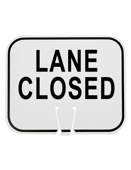 Horizontal, Non-Reflective, Clip-On-Sign