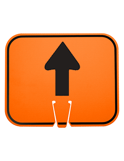 Arrow Up Clip On Sign Clip On Signs For Traffic Cones Trafficcones Com