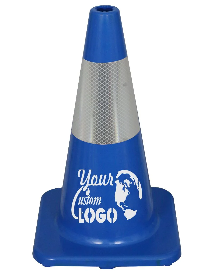 18\" Blue Economy Traffic Cones