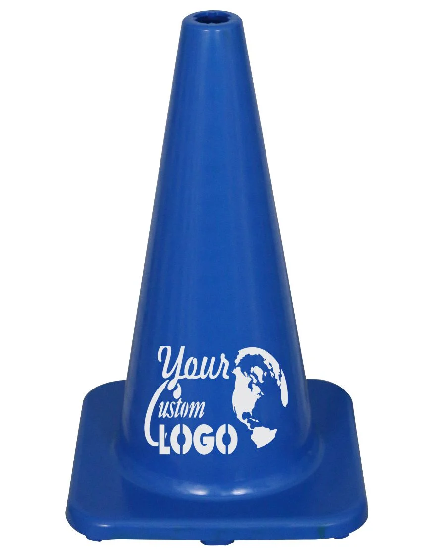 18\" Blue Economy Traffic Cones