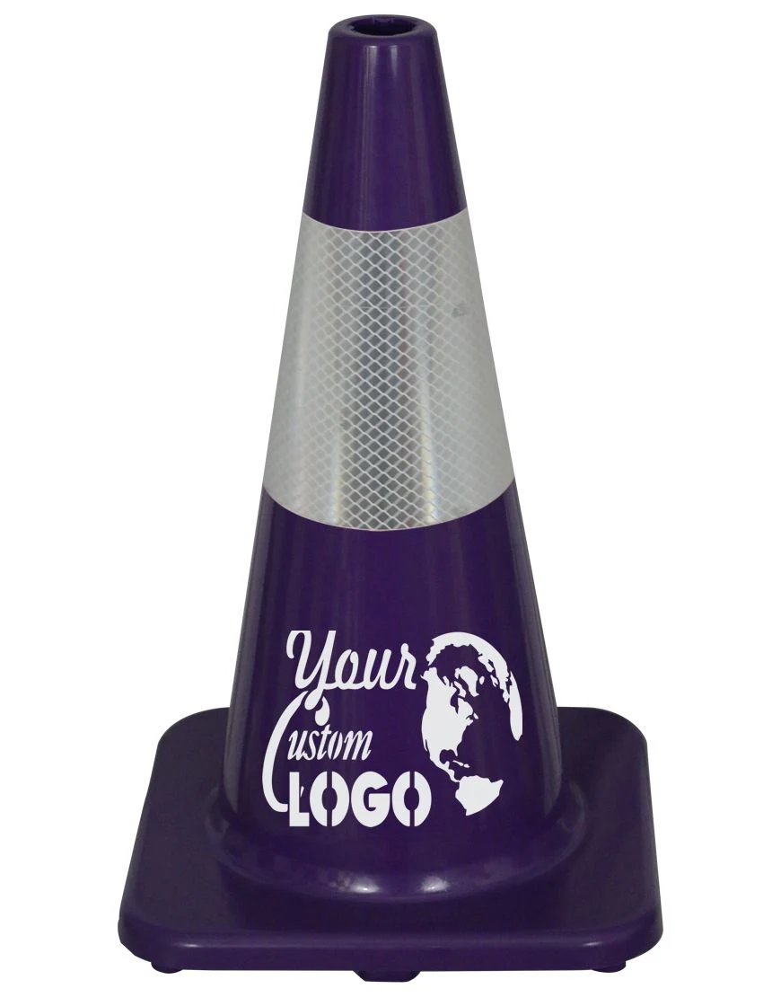 18\" Purple Economy Traffic Cones