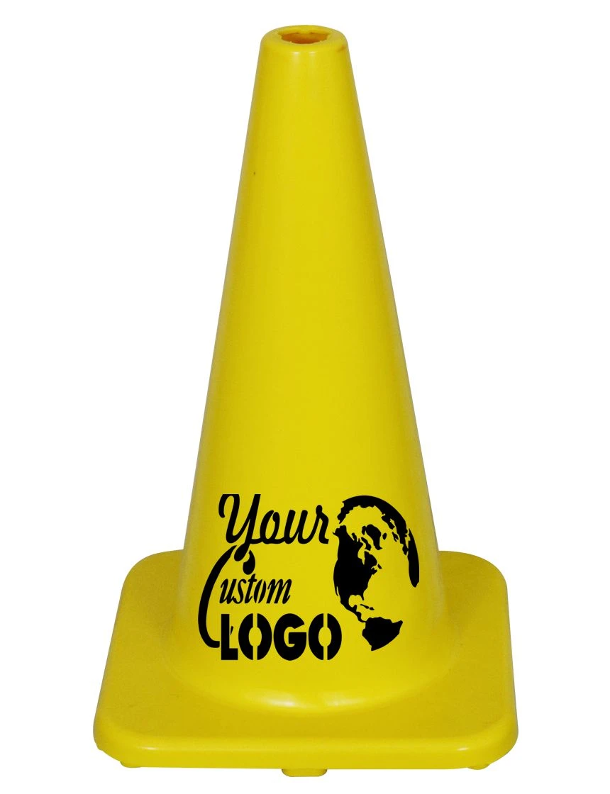 18\" Yellow Economy Traffic Cones