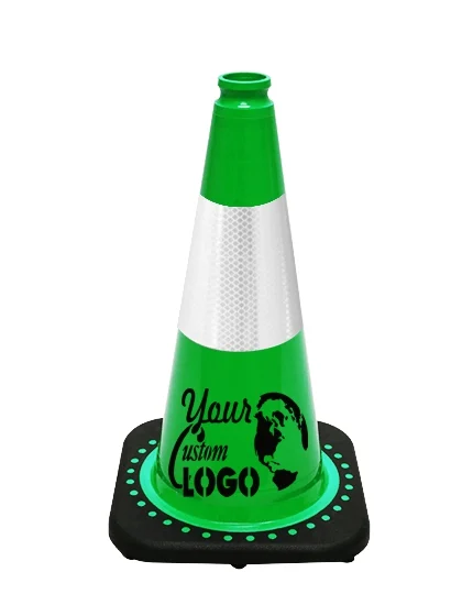 18\" Green Cones