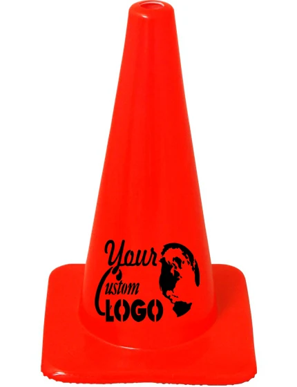 18\" Traffic Cones - Solid Orange