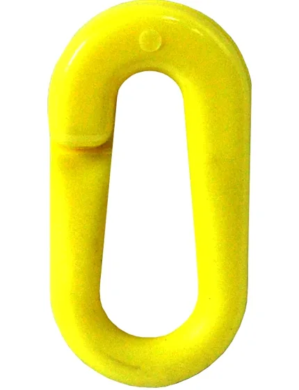 2\" Yellow Connecting Link for Plastic Chain