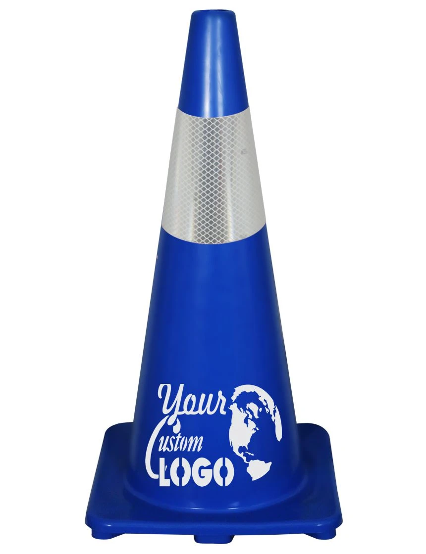 Blue 28\" Economy Traffic Cones