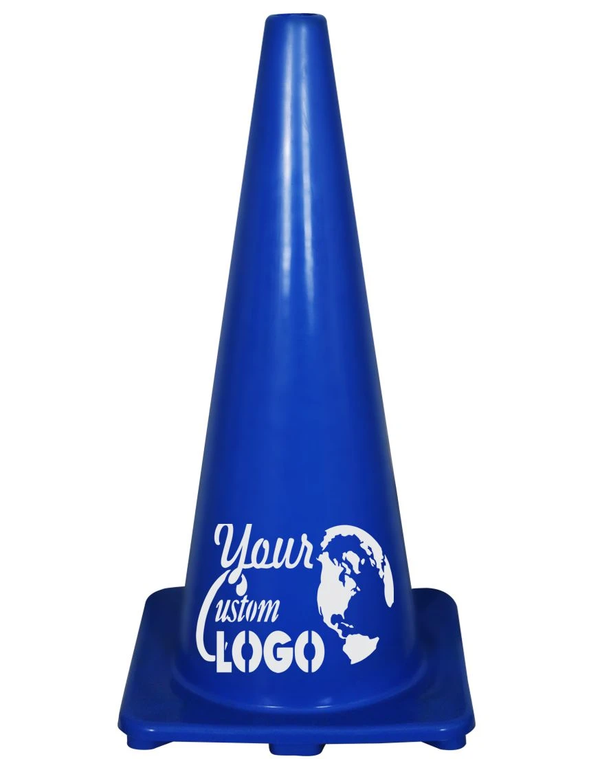 Blue 28\" Economy Traffic Cones