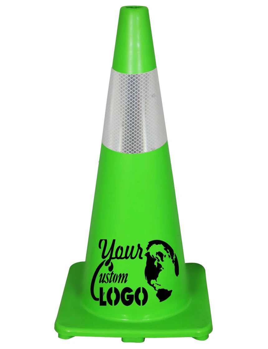 Lime 28\" Economy Cones