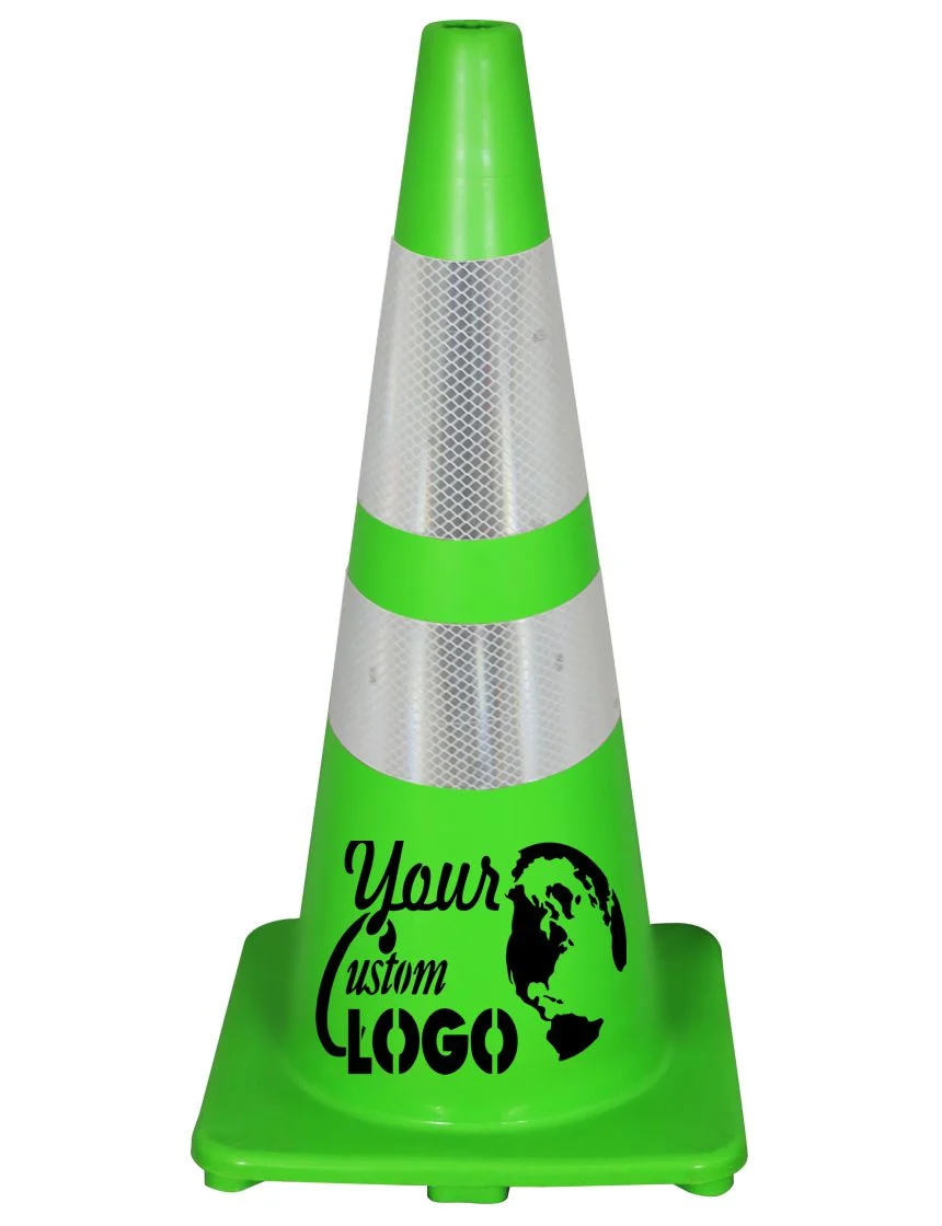 Lime 28\" Economy Cones