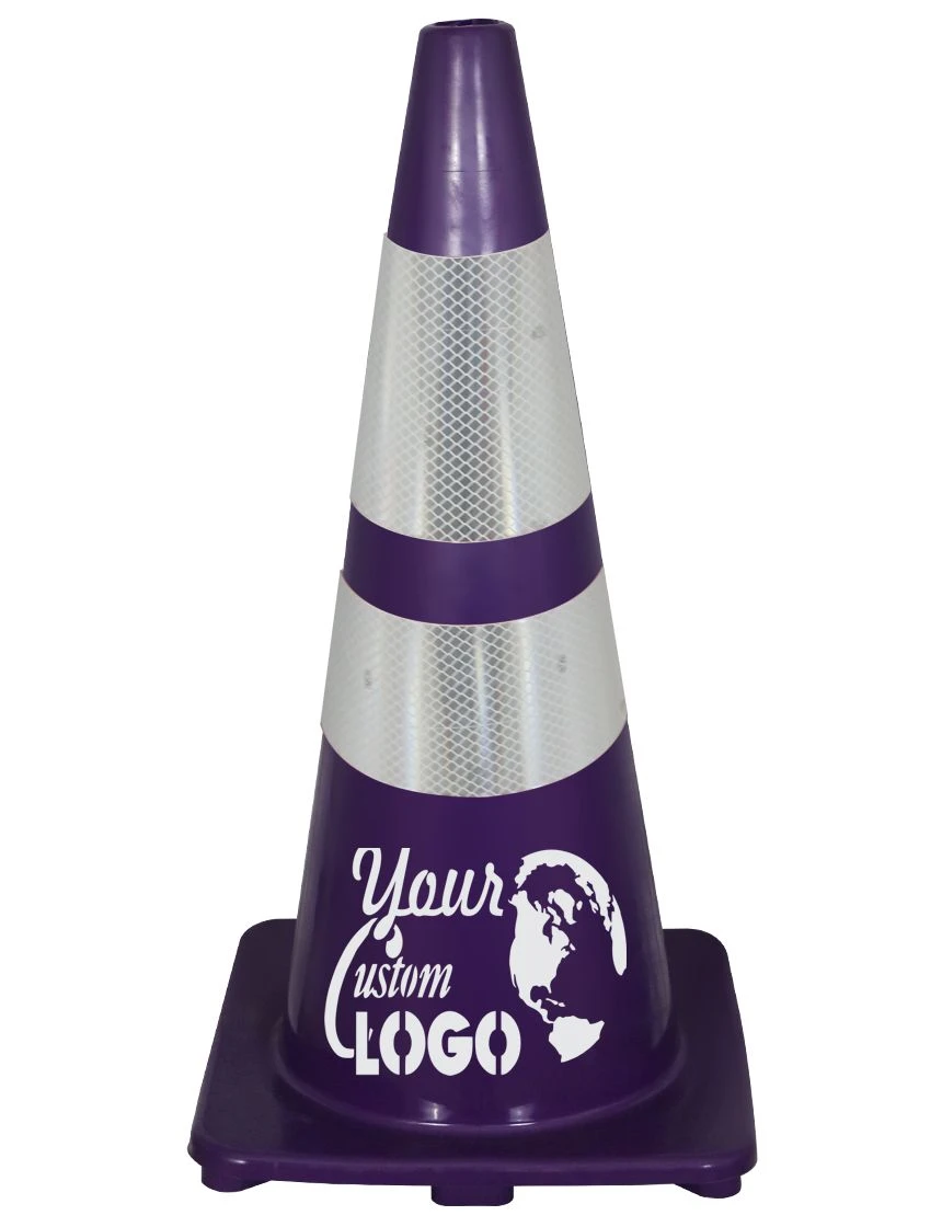 Purple 28\" Economy Traffic Cones