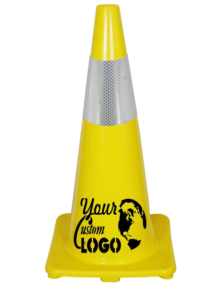 Yellow 28\" Economy Traffic Cones