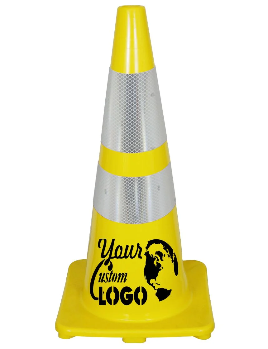 Yellow 28\" Economy Traffic Cones