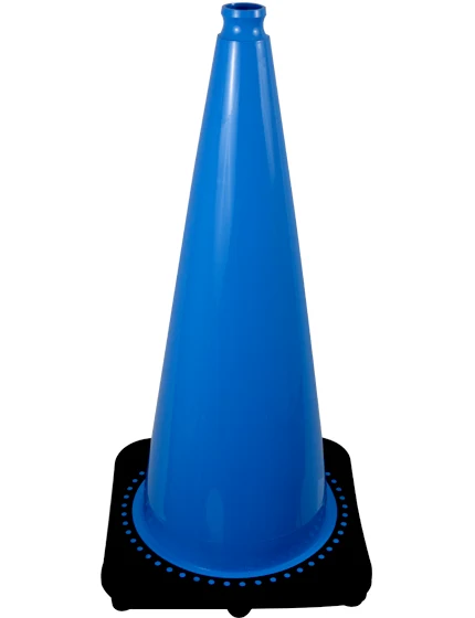 28\" Light Blue 7 lb Traffic Cone