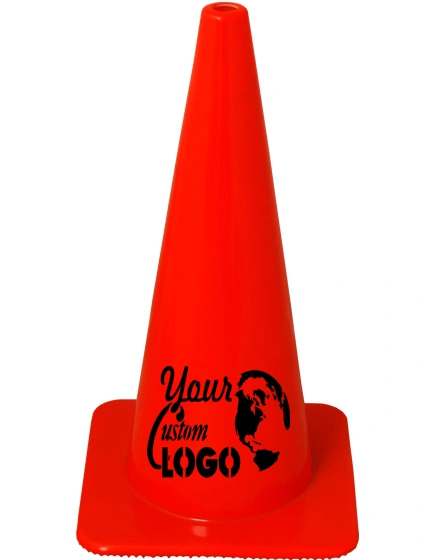 28\" Traffic Cones - Solid Orange 10 lb