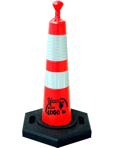 28\" \"Grabber\" Traffic Cone with 10 Lb. Base