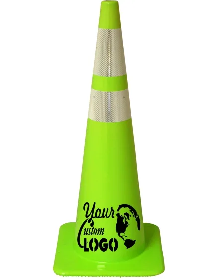 36\" Traffic Cones - Lime