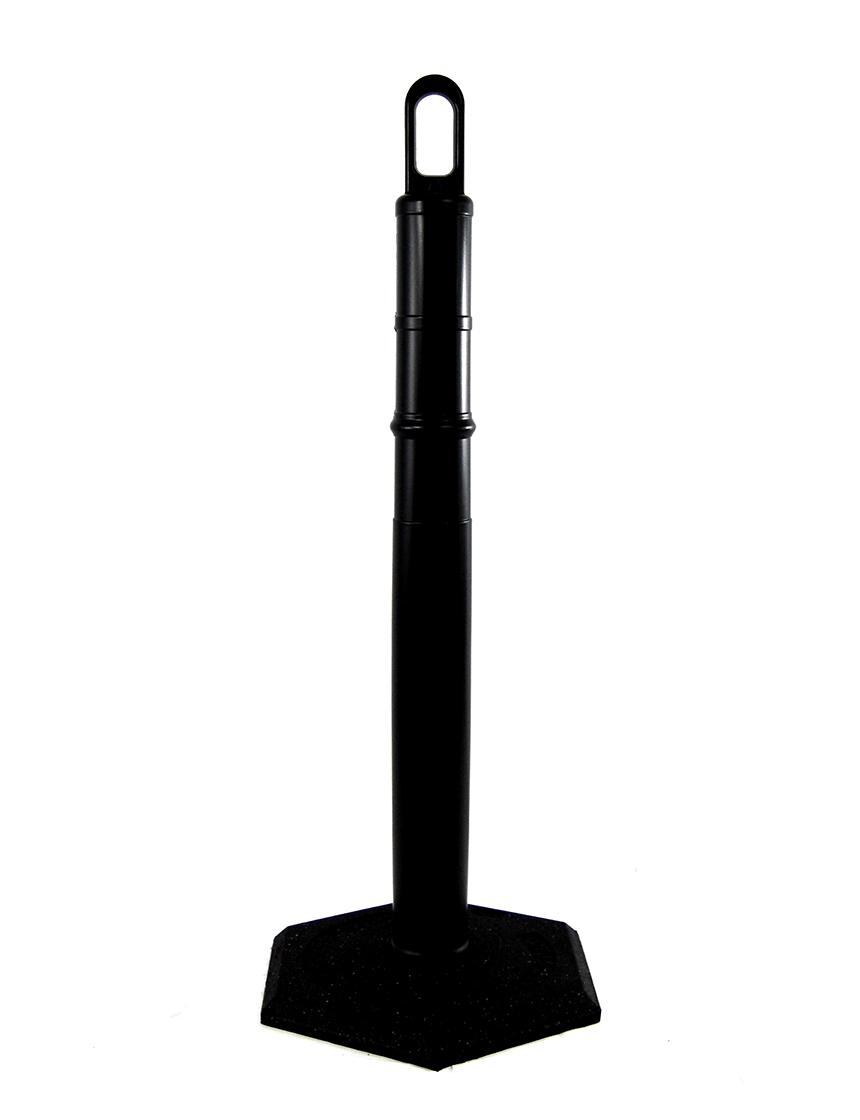 42\" BLACK Looper Tube with 12 lb Base