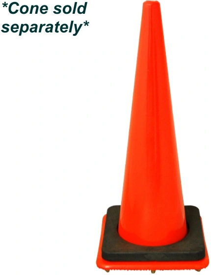 Black, 7 lb Cone Weight for Traffic Cone