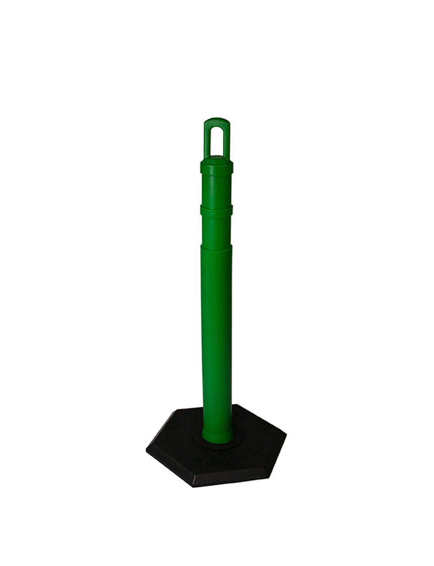 Arch-Top Delineator Tubes - Green - 8 lbs Base