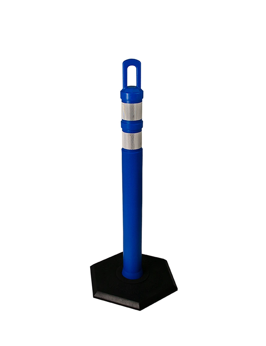 Arch-Top Delineator Tubes - Blue - 8 lbs Base