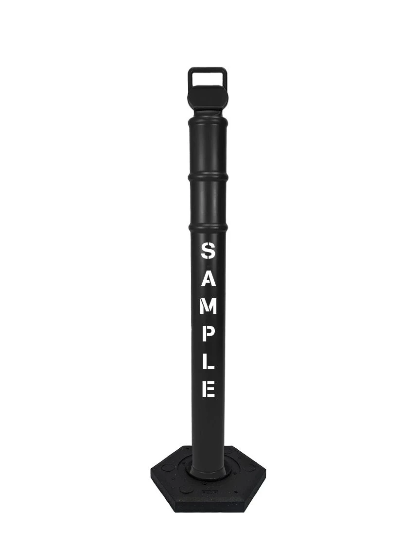 45\" Black Ez-Grab Delineator Tubes