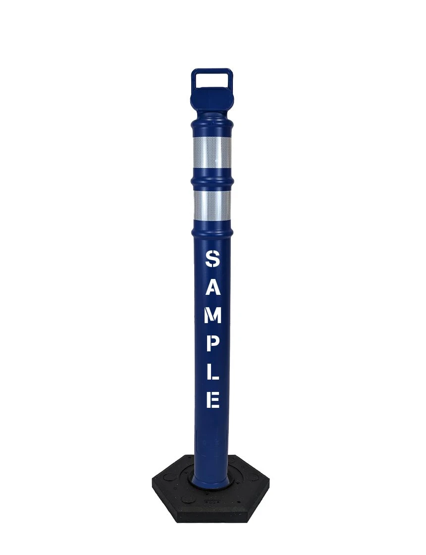 45\" Blue Ez-Grab Delineator Tubes