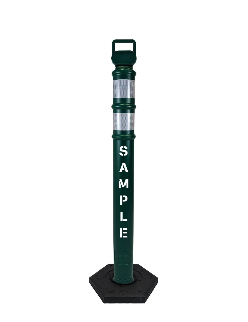 45\" Green Ez-Grab Delineator Tubes