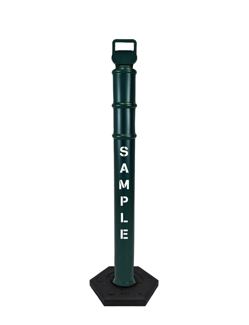 45\" Green Ez-Grab Delineator Tubes