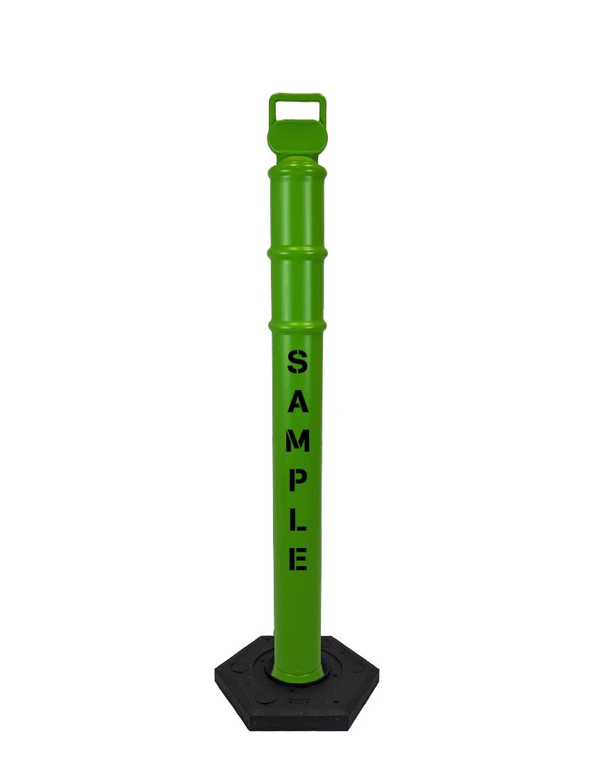 45\" Lime Ez-Grab Delineator Tubes