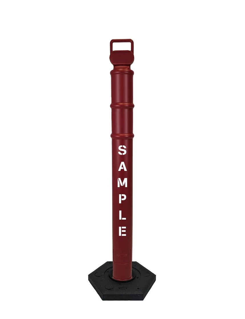 45\" Red Ez-Grab Delineator Tubes