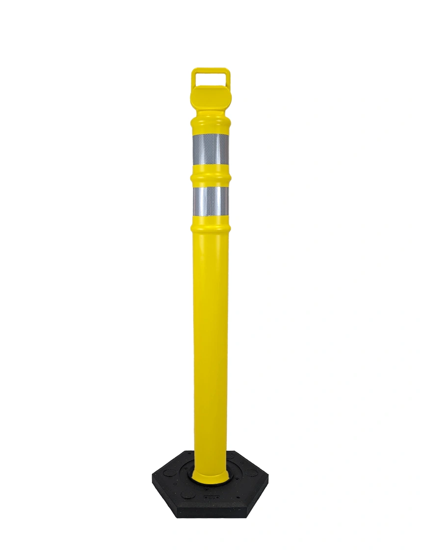 45\" Yellow Ez-Grab Delineator Tubes