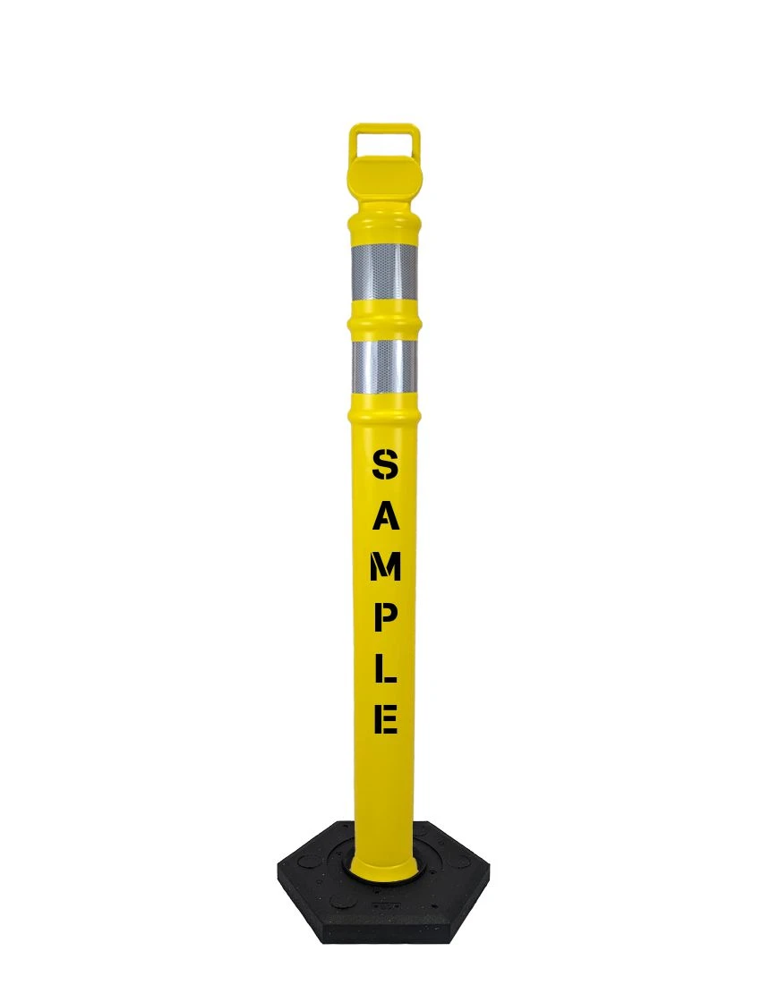 45\" Yellow Ez-Grab Delineator Tubes