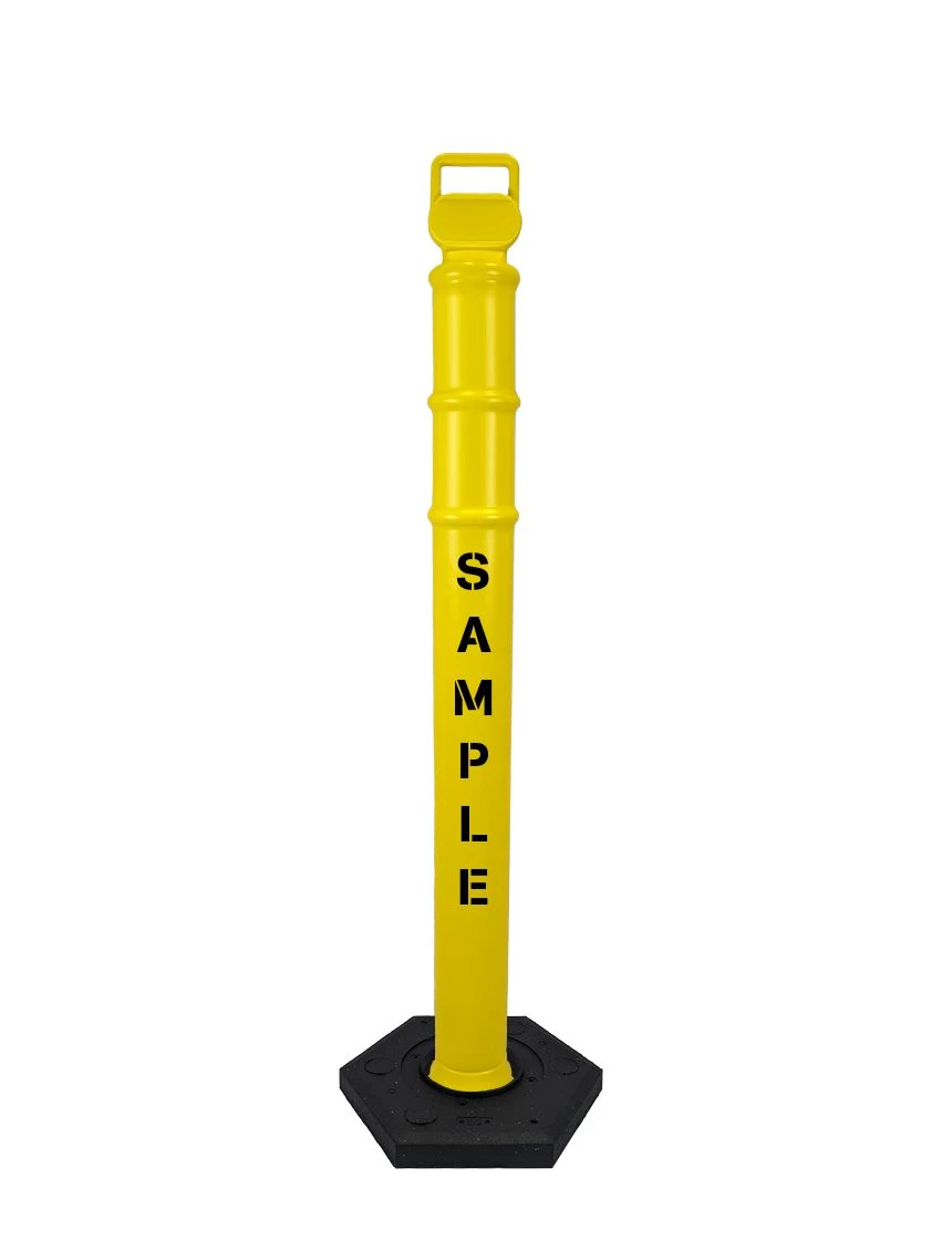 45\" Yellow Ez-Grab Delineator Tubes
