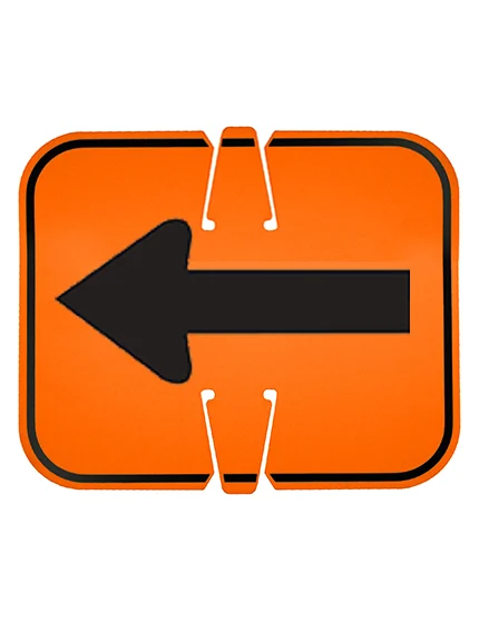 Horizontal, Reflective, Clip-On-Sign