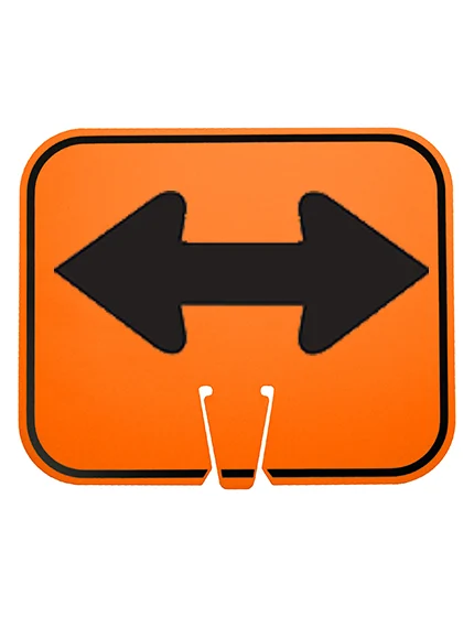 Horizontal, Non-Reflective, Clip-On-Sign