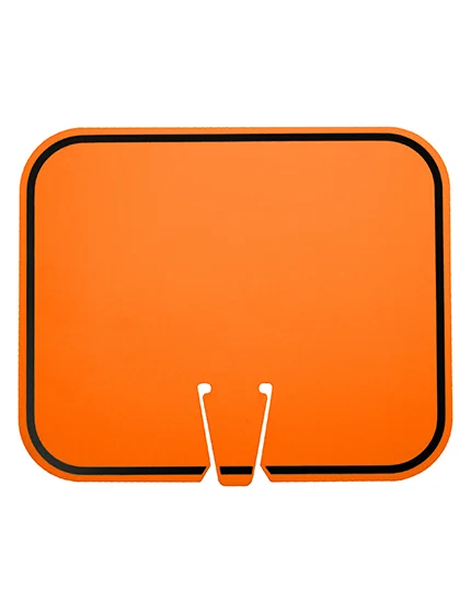 Horizontal, Non-Reflective, Clip-On-Sign