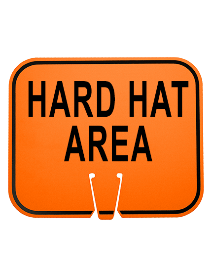 Horizontal, Non-Reflective, Clip-On-Sign