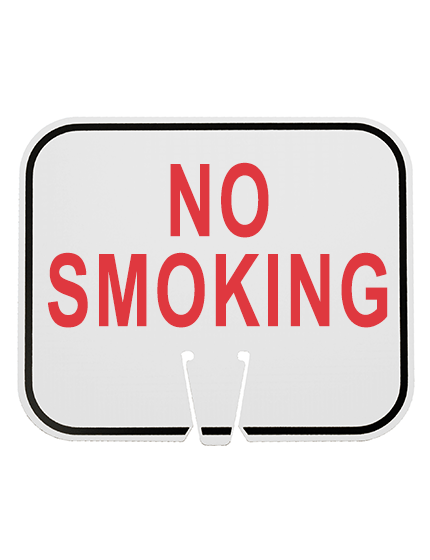 Horizontal, Non-Reflective, Clip-On-Sign