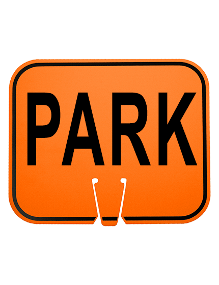 Horizontal, Non-Reflective, Clip-On-Sign