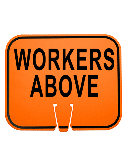 Horizontal, Non-Reflective, Clip-On-Sign