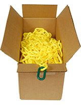 100' Box of Plastic Chain (2" Links)