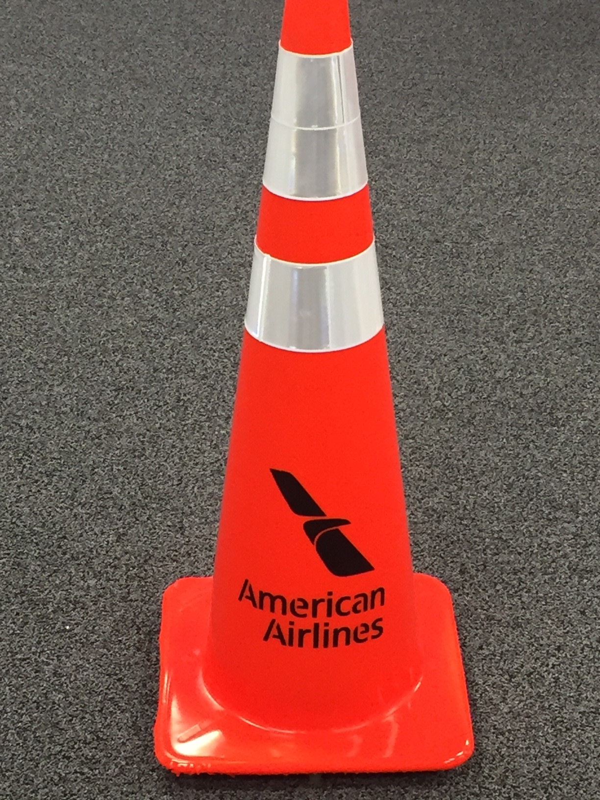 36" Orange Plastic Traffic Cones